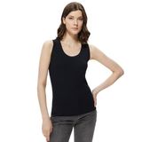 Nautica Kadın Siyah Slim Fit Kolsuz T-Shirt-35V422T.0TB XS