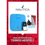 Nautica Vücut Analizli Smart Akıllı Bluetooth Tartı Baskül + Nautica 500 Ml Termos Hediyeli