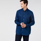 Nautica W35101T 4ES Lacivert Keten Erkek Gömlek
