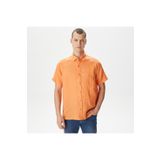 Nautica W35414T.62L Turuncu Classıc Fit Kısa Kollu Erkek Gömlek
