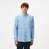 Nauticn Erkek Mavi Classic Fit Gömlek - 4Nn-Mavi - XL