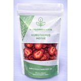 NAVAORGANICS Şekersiz Çilek Kurusu (100gr) | Katkısız %100 Doğal | Diyet Atıştırmalık Çilek | Kurutulmuş Çilek