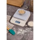 Nave K5088 Dijital Mutfak Tartısı Pilli – 0.1g Hassasiyetli, 6kg, Çoklu Birimli Hassas Terazi - Mavi