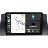 Navecron Bmw E39 5 1995-04 9" Uyumlu Android Multimedia Gerçek 4/64 Kablosuz Carplay Geri Görüş Kameralı