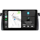 Navecron Bmw E46 3 1997-06 9" Uyumlu Android Multimedia Gerçek 4/64 Kablosuz Carplay Geri Görüş Kameralı