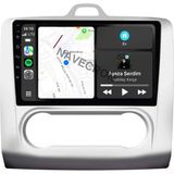 Navecron Ford Focus 2 2005-11 9" Gri Uyumlu Android Multimedia Gerçek 4/64 Kablosuz Carplay Geri Görüş Kameralı