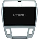 Navecron Honda Cıty 2009-12 Dijital Ac 10" Gri Uyumlu Androıd Multimedya Gerçek 2/32 Kablosuz Carplay Geri Görüş Kameralı