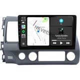 Navecron Honda Cıvıc Fd6 2006-12 10"uyumlu Android Multimedia Gerçek 4/64 Kablosuz Carplay Geri Görüş Kameralı