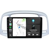 Navecron Hyundaı Accent Era 2006-12 9" Uyumlu Android Multimedia Gerçek 4/64 Kablosuz Carplay Geri Görüş Kameralı