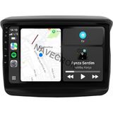 Navecron Mıtsubıshı L200 2007-14 9"uyumlu Androıd Multimedya Gerçek 2/32 Kablosuz Carplay Geri Görüş Kameralı