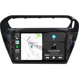Navecron Peugeot 301 9" Siyah Uyumlu Android Multimedia Gerçek 4/64 Kablosuz Carplay Geri Görüş Kameralı
