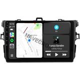 Navecron Toyota Corolla 2007-12 9" Uyumlu Android Multimedia Gerçek 4/64 Kablosuz Carplay Geri Görüş Kameralı