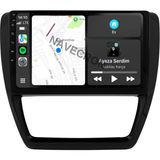 Navecron Volkswagen Jetta 2011-17 10" Uyumlu Android Multimedia Gerçek 4/64 Kablosuz Carplay Geri Görüş Kameralı