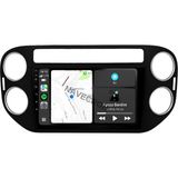 Navecron Volkswagen Tıguan 2012-16 9" Siyah Uyumlu Android Multimedia Gerçek 4/64 Kablosuz Carplay Geri Görüş Kameralı