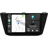 Navecron Volkswagen Tıguan 2016-23 10" Uyumlu Androıd Multimedya Gerçek 2/32 Kablosuz Carplay Geri Görüş Kameralı