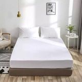 Navessa Home Collection Beyaz Renkli %100 Pamuklu Lastikli Çarşaf 100 x 200 cm Yerli Üretim Yumuşak Kumaş