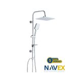 NAVEX Harmy Paslanmaz Krom Tepe Duş Seti 5 Yıl Garantili