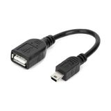 Navidata 5 Pin Mini USB Otg Kablo V3 5 Pin Otg USB Çevirici Kablo 2 Adet - Siyah