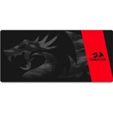 Navidata Rakoon 4 Oyuncu Mouse Pad 70X30 cm Kaymaz Dikişli - Kırmızı - Siyah