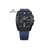 Naviforce Analog Mavi Silikon Kayışlı Kol Saati