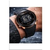 Naviforce Digital Silikon Kayışlı Rose Siyah Kol Saati