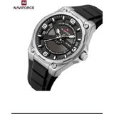 Naviforce Silikon Kayışlı Siyah Kadran Kol Saati 12759