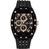 Naviforce Turuncu Silikon Kordon Analog Erkek Kol Saati - Siyah