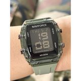 Naviforce (Yeni Ürün ) Dijital Spor Kadın Kol Saati Alarm, Kronometre Aydınlatma - Yeşil