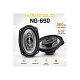 Navigold NG-6500 960Wat 6x9 16x24CM Oval Tweeterli Oto Hoparlör 2Adet Kapaklı