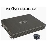 Navigold Nvg-5250 5 Kanal 5000W Oto Amfi Power 4Ohm 4X80w+250W Rms Bas Kontrollü