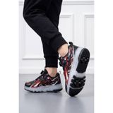 NAVİSHOES Siyah Çocuk Tekerlekli Işıklı Otomatik Bağcıklı Spor Ayakkabı | Paten Kaykay Sneaker AL01NAV