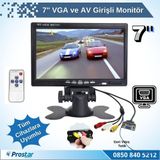Navistar 7 VGA ve AV Girişli Araç Monitörü