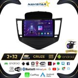 Navistar Chevrolet Cruze 2+32 GB Kablosuz Carplay 2008-2015 Android 13 Navigasyon Multimedya Sistemi