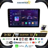 Navistar Dacia Duster 2015-2020 Model 2 GB + 32 GB Android 13 Kablosuz Carplay Navigasyon Multimedya Sistemi