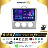Navistar Ford Focus 2 Manuel Klima 4 GB + 64 GB Kablosuz Carplay Android 13 Navigasyon Multimedya Sistemi