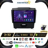 Navistar Isuzu D-Max 2015-2018 Model 2 GB + 32 GB Android 13 Kablosuz Carplay Navigasyon Multimedya Sistemi