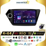 Navistar Kia Rio 2011-2016 Model 4+64 GB Android 13 Kablosuz Carplay Navigasyon Multimedya Sistemi