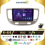 Navistar Kia Rio2 2005-2011 Model 4+64 GB Android 13 Kablosuz Carplay Navigasyon Multimedya Sistemi