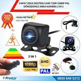 Navistar Yapay Zeka Destekli Ahd 720P/1080P Pal Dönüşümlü 2 In 1 Geri Görüş Kamerası