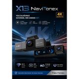 Navitonex 4k/2k/1k Araç Içi Kayıt Kamerası Ön Arka Çift Kamera Ekranlı Gece Görüşlü Dvr 3.2 Ekran X13