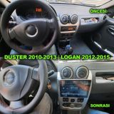 Navmina Dacia Duster 2010-2013 Logan 2012-2015 Stepway 2008-2012 Uyumlu 9 İnç 2+32 Gb Gri Çerçeve Multimedya
