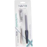 Navyx 3lü Set Tırnak Makası + Cımbız + Törpü