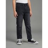 Nawi Erkek Çocuk Likralı Baggy Kot Pantolon - Füme Cam - 10 Yaş