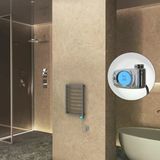 NAXOS Elektrikli Havlupan 450x655 Antrasit Texture (Musa Termostat) 300W