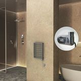 NAXOS Elektrikli Havlupan 450x655 Antrasit Texture (Thesis Termostat) 300W