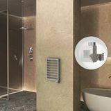NAXOS Elektrikli Havlupan 450x655 Gri 7012 Texture (KTX1 Termostat) 300W