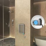 NAXOS Elektrikli Havlupan 450x655 Gri 7012 Texture (Musa Termostat) 300W