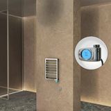 NAXOS Elektrikli Havlupan 450x655 Krom (Musa Termostat) 200W