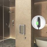 NAXOS Elektrikli Havlupan 450x655 Krom (OnOff Düğmeli) 200W