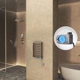 NAXOS Elektrikli Havlupan 450x655 Rose Gold Parlak (Musa Termostat) 200W